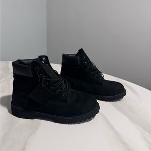 Timberland Black Nubuck Waterproof Boots